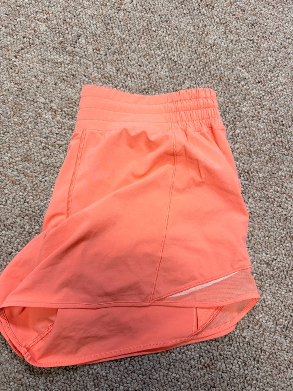 lululemon athletica Coral/Peach Athletic Shorts